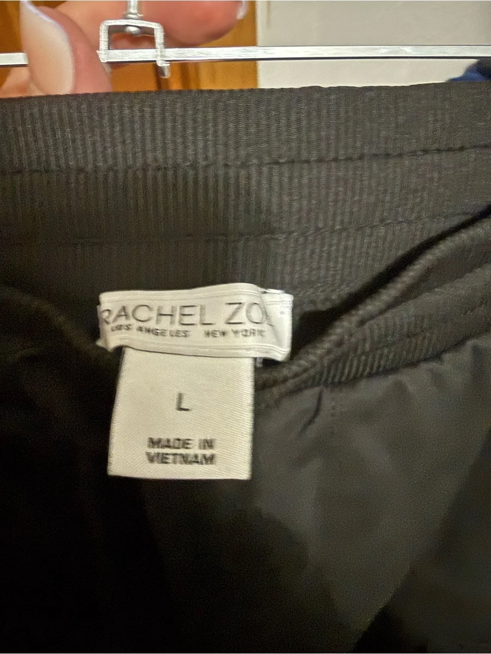 Rachel Zoe Black Cargo Joggers